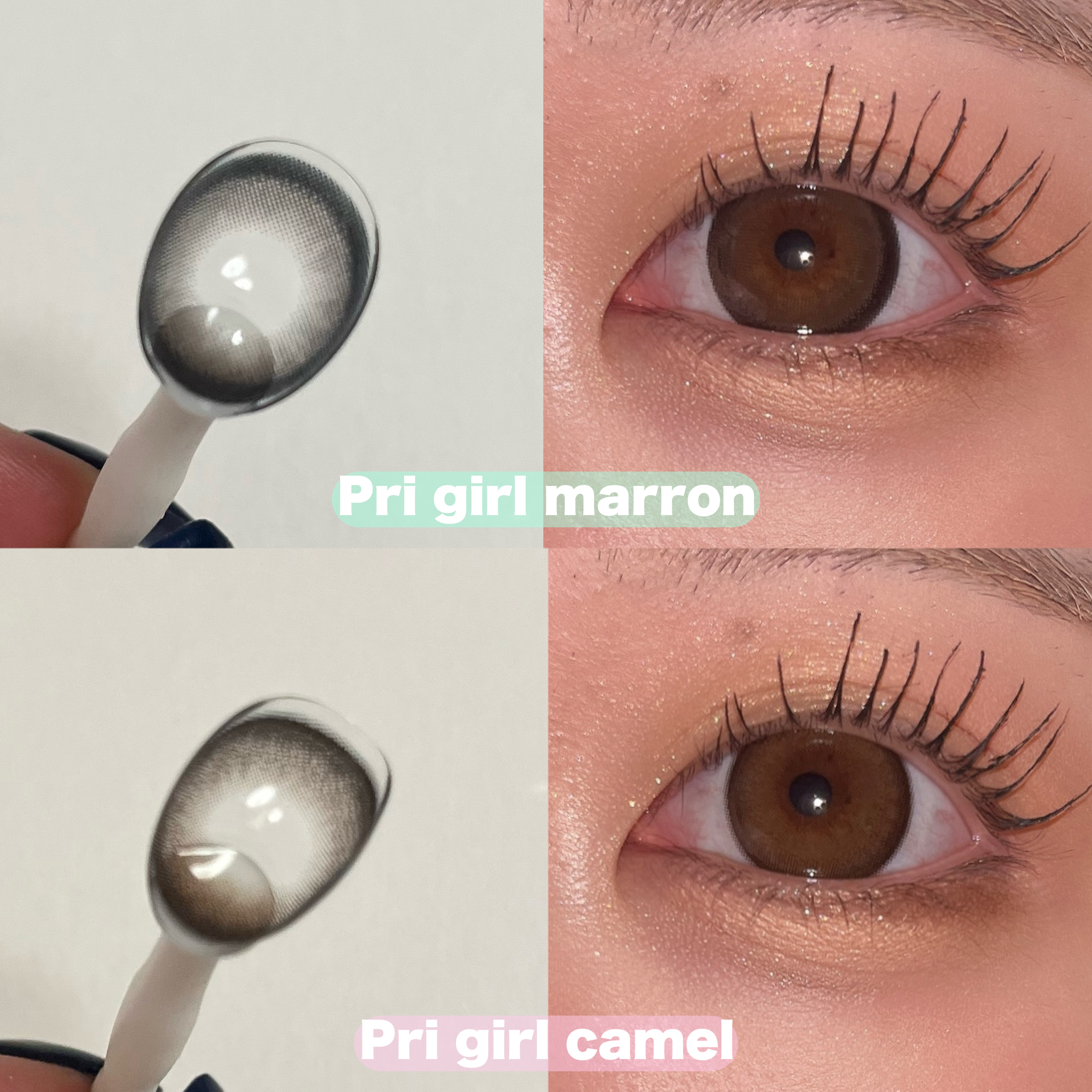 プリモアマンスリー/PRIMORE/１ヶ月（１MONTH）カラコンを使ったクチコミ（2枚目）