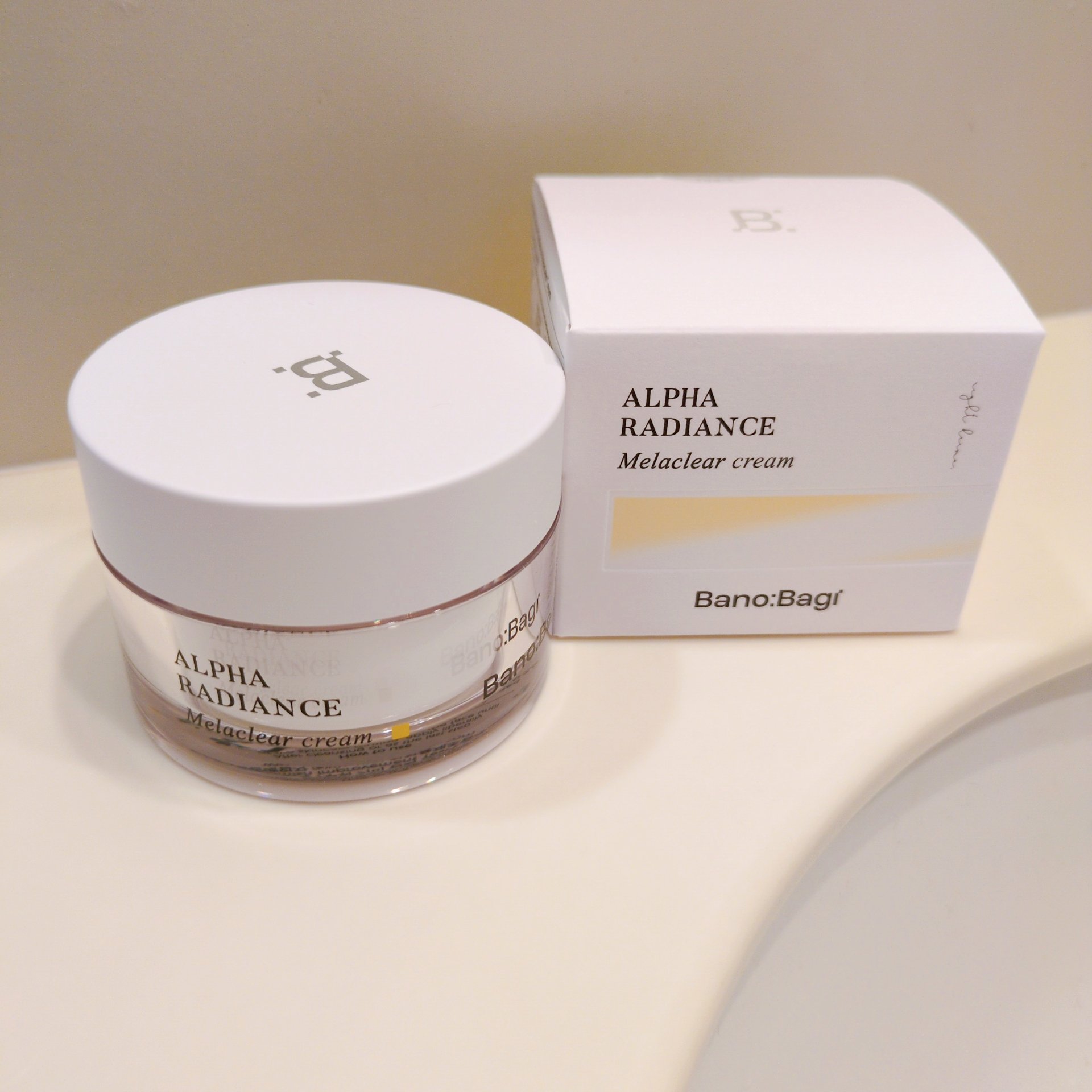アルファラディアンスメラクリア クリーム/BANOBAGI/フェイスクリームを使ったクチコミ（1枚目）