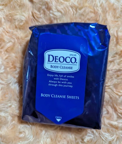ボディクレンズシート/DEOCO(デオコ)/ボディシートを使ったクチコミ(2枚目)