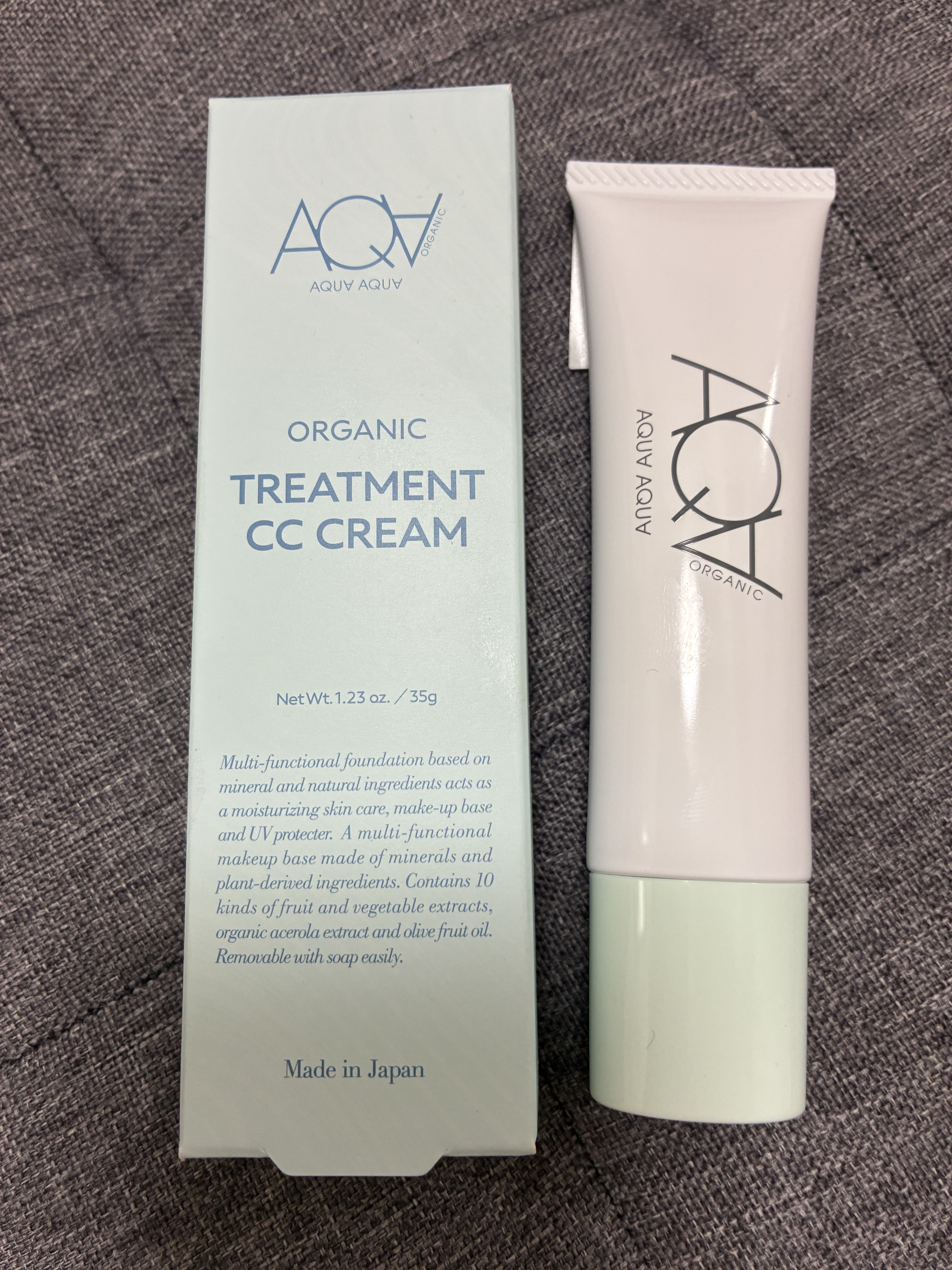 トリートメントCCクリーム　ハッカ/アクア・アクア/化粧下地を使ったクチコミ（3枚目）