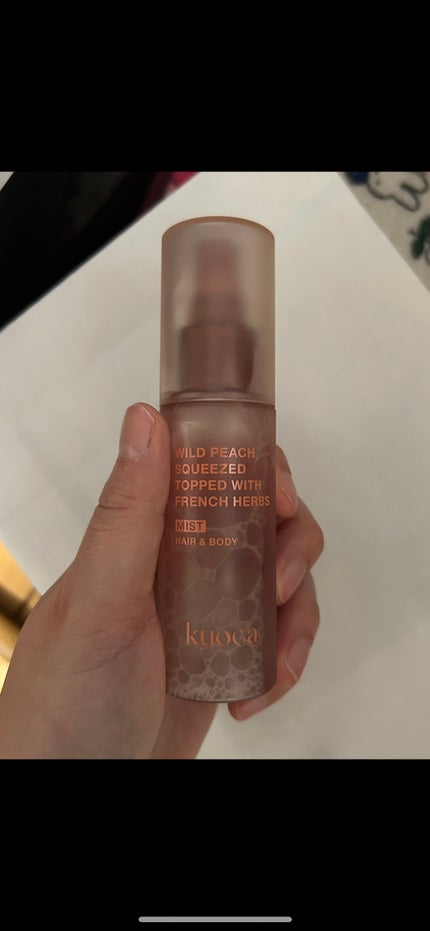 フレグランスミスト - WILD PEACH/KUOCA/ミスト状化粧水を使ったクチコミ(1枚目)