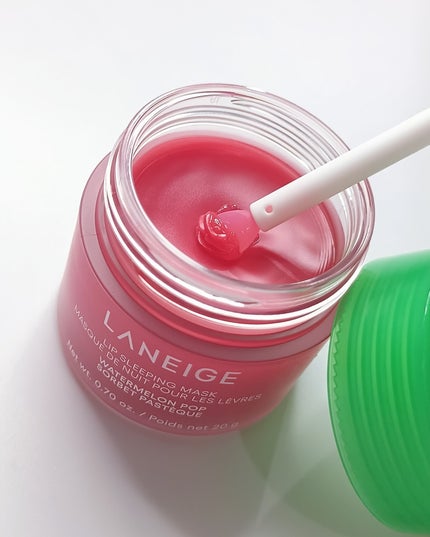 リップスリーピングマスク ウォーターメロン/LANEIGE/リップマスクを使ったクチコミ(2枚目)