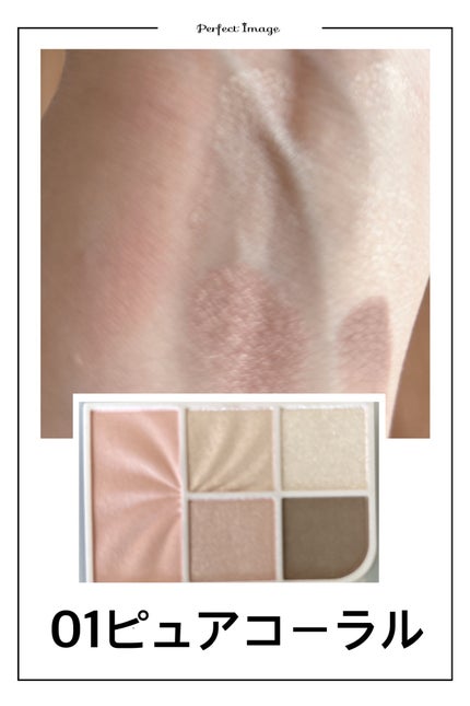 フェイスアイパレット/CEZANNE/アイシャドウを使ったクチコミ(4枚目)