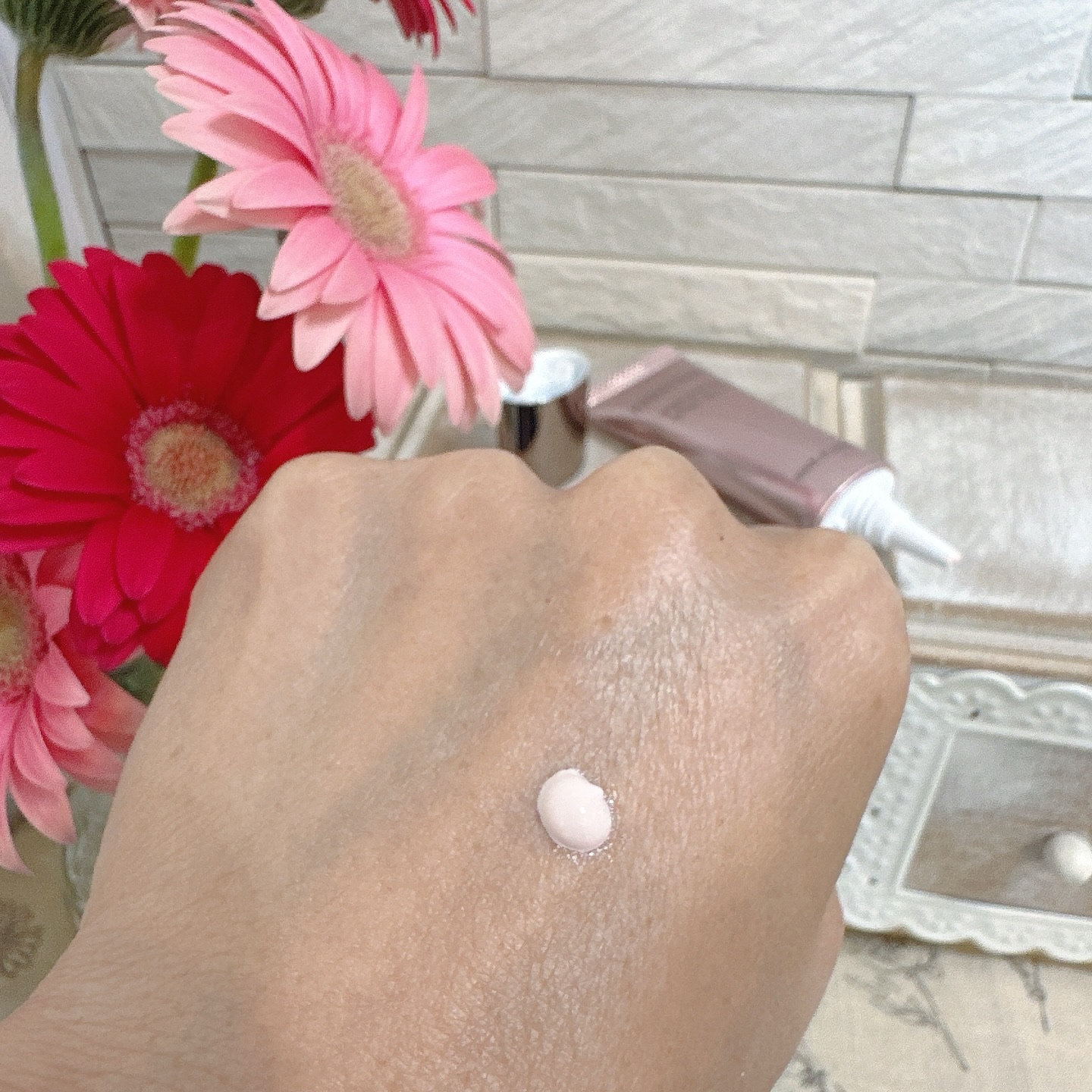 ブライトアップUVベース/HANATSUYU/日焼け止めローションを使ったクチコミ（2枚目）