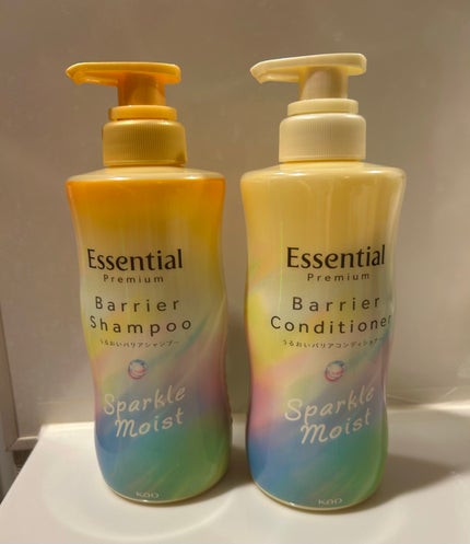 エッセンシャルプレミアム バリアシャンプー・コンディショナー スパークルモイスト/エッセンシャル/市販シャンプーを使ったクチコミ(1枚目)
