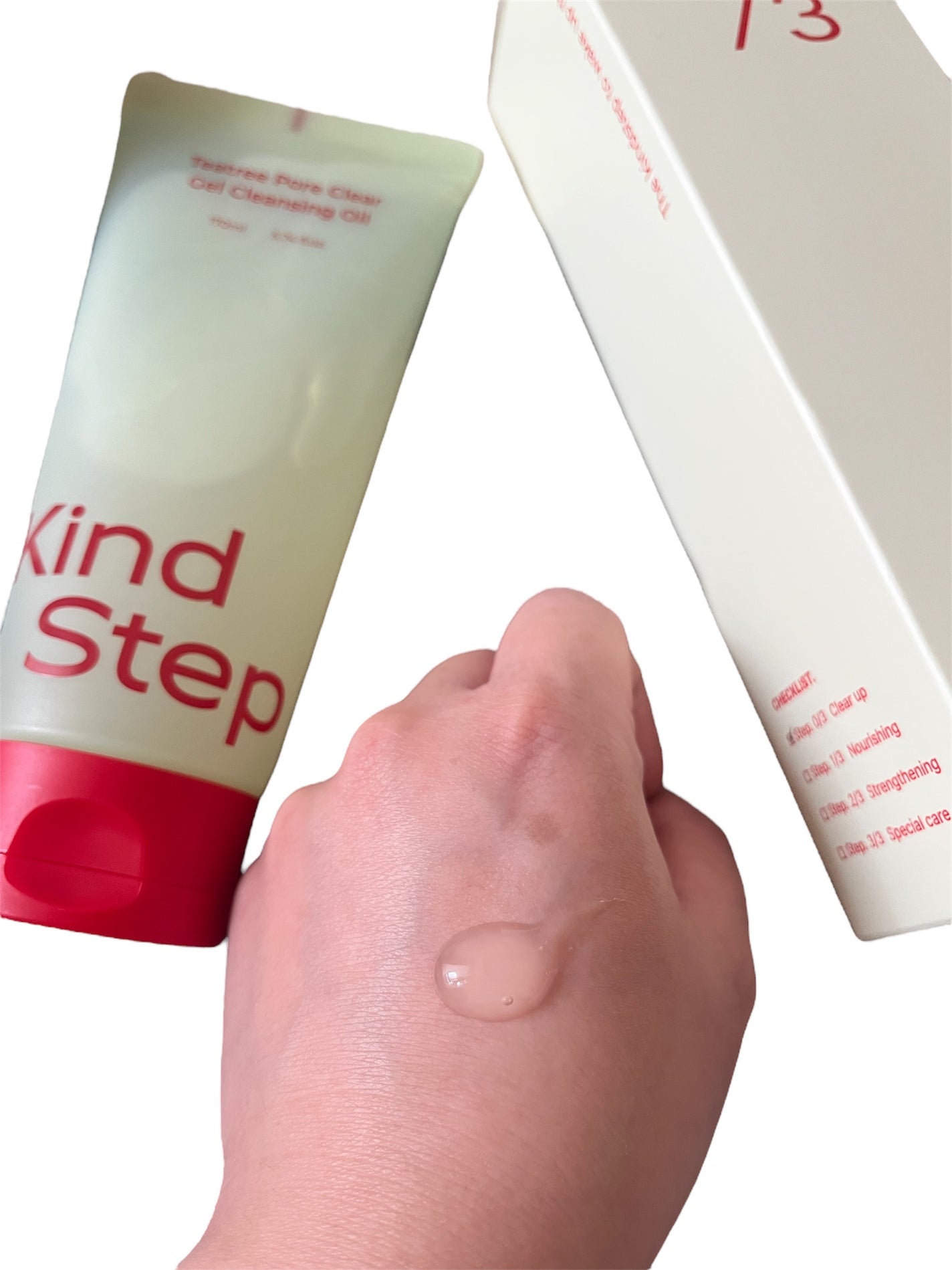 ティーツリージェルクレンジングオイル/KindStep/クレンジングジェルを使ったクチコミ(3枚目)