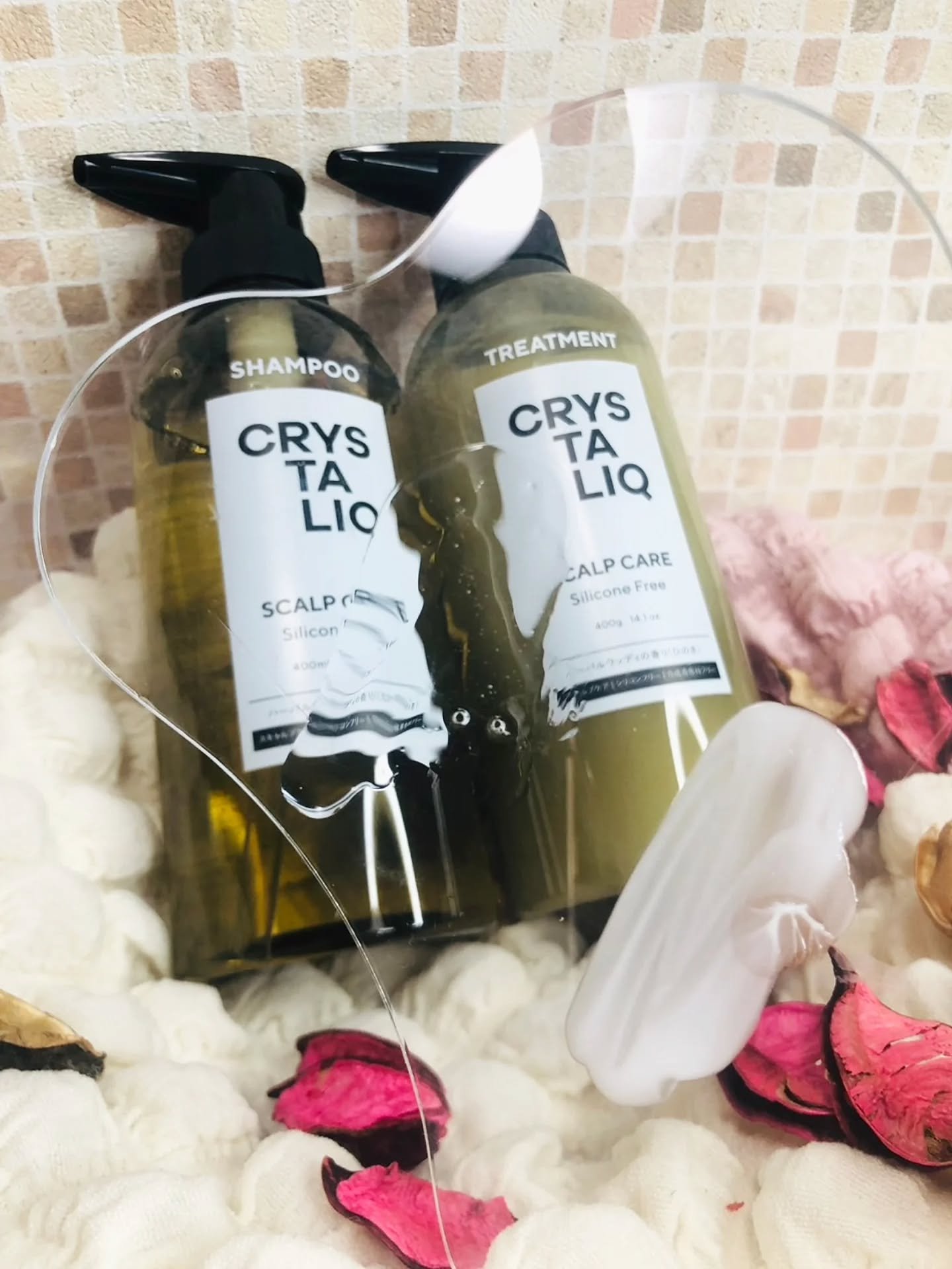 CRYSTALIQ スキャルプケア シャンプー/トリートメント/Crystaliq /市販シャンプーを使ったクチコミ（3枚目）