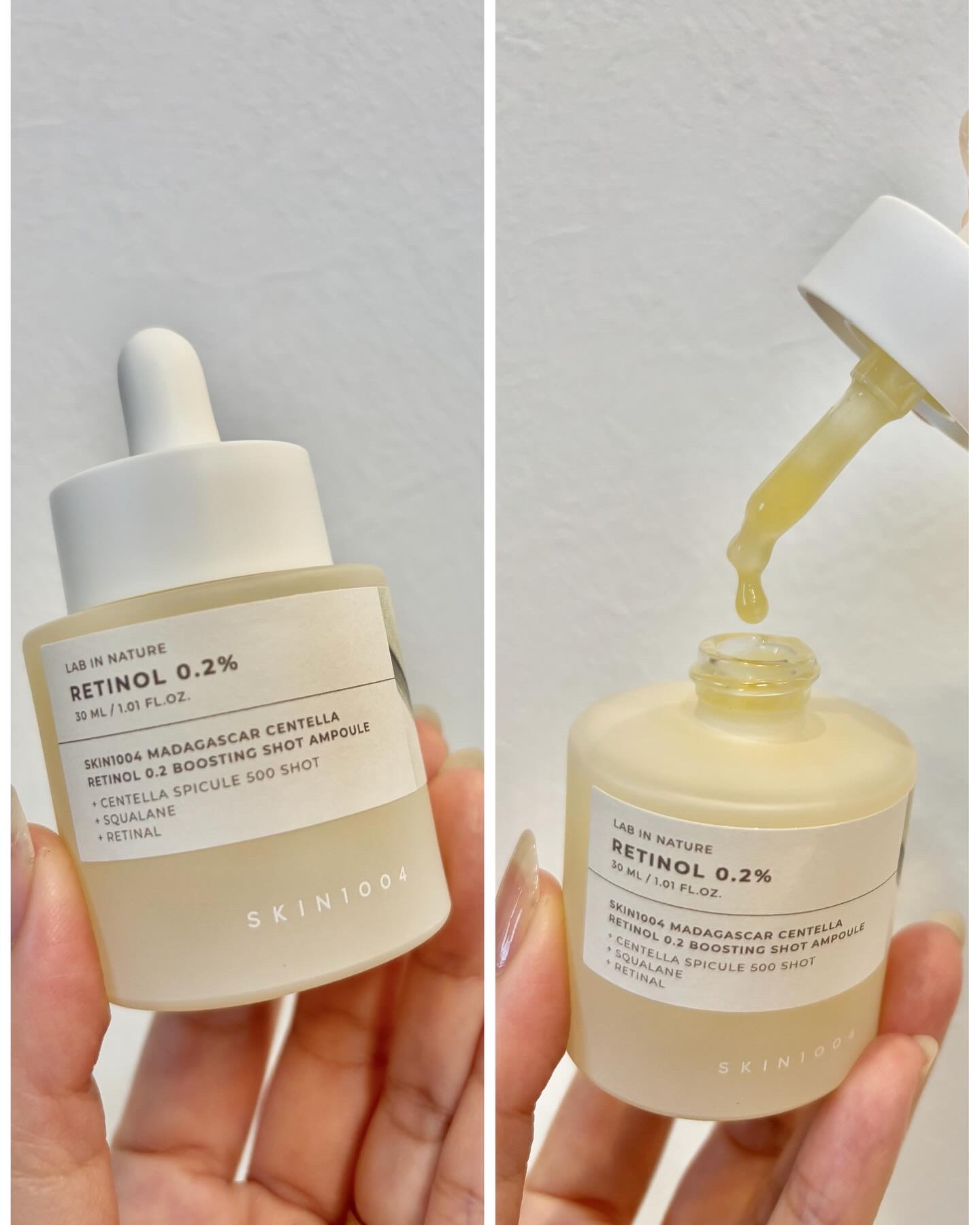 レチノール 0.2 ブースティングショット アンプル/SKIN1004/美容液を使ったクチコミ（2枚目）