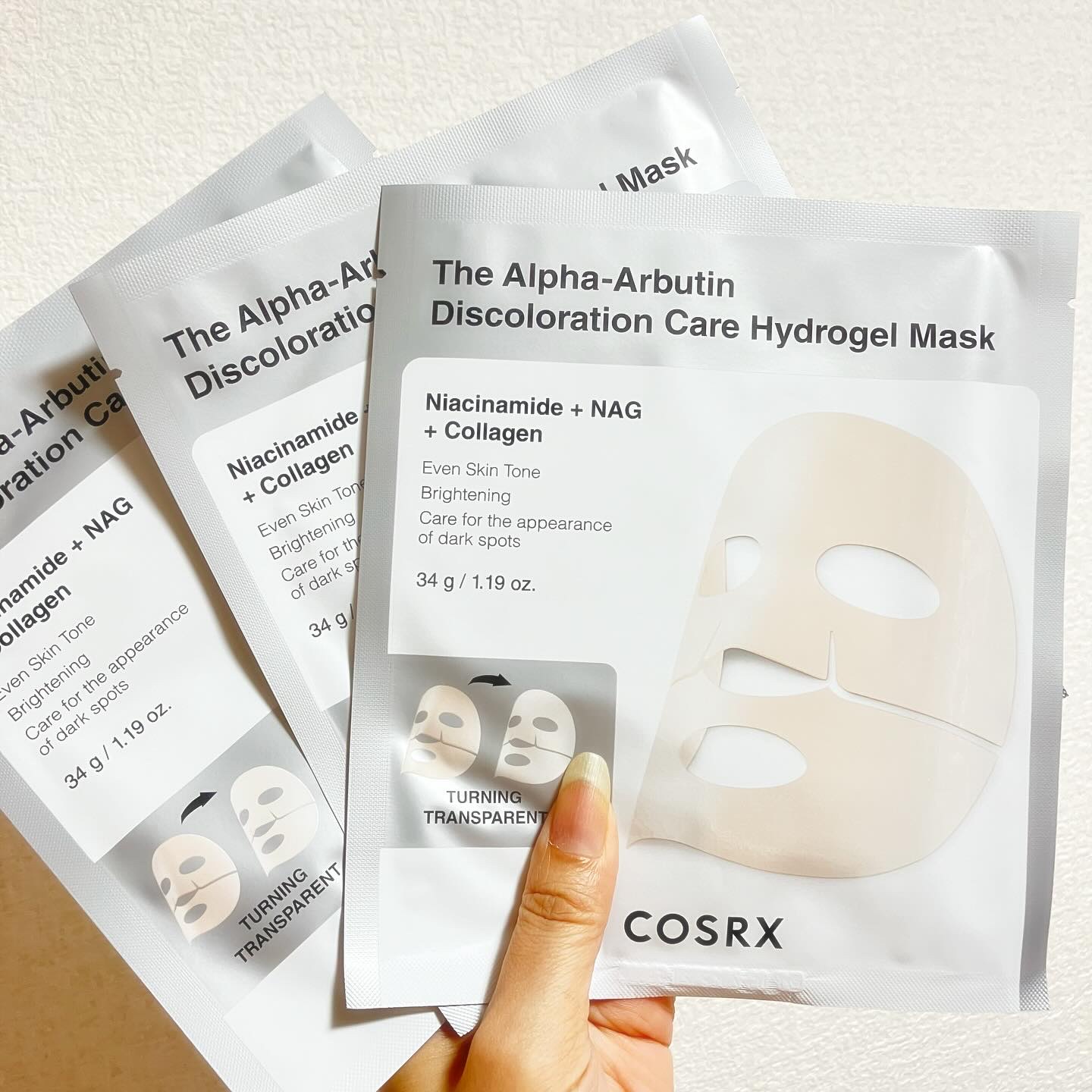 RXザ・アルファ アルブチン ハイドロゲルパック/COSRX/シートマスク・パックを使ったクチコミ（2枚目）