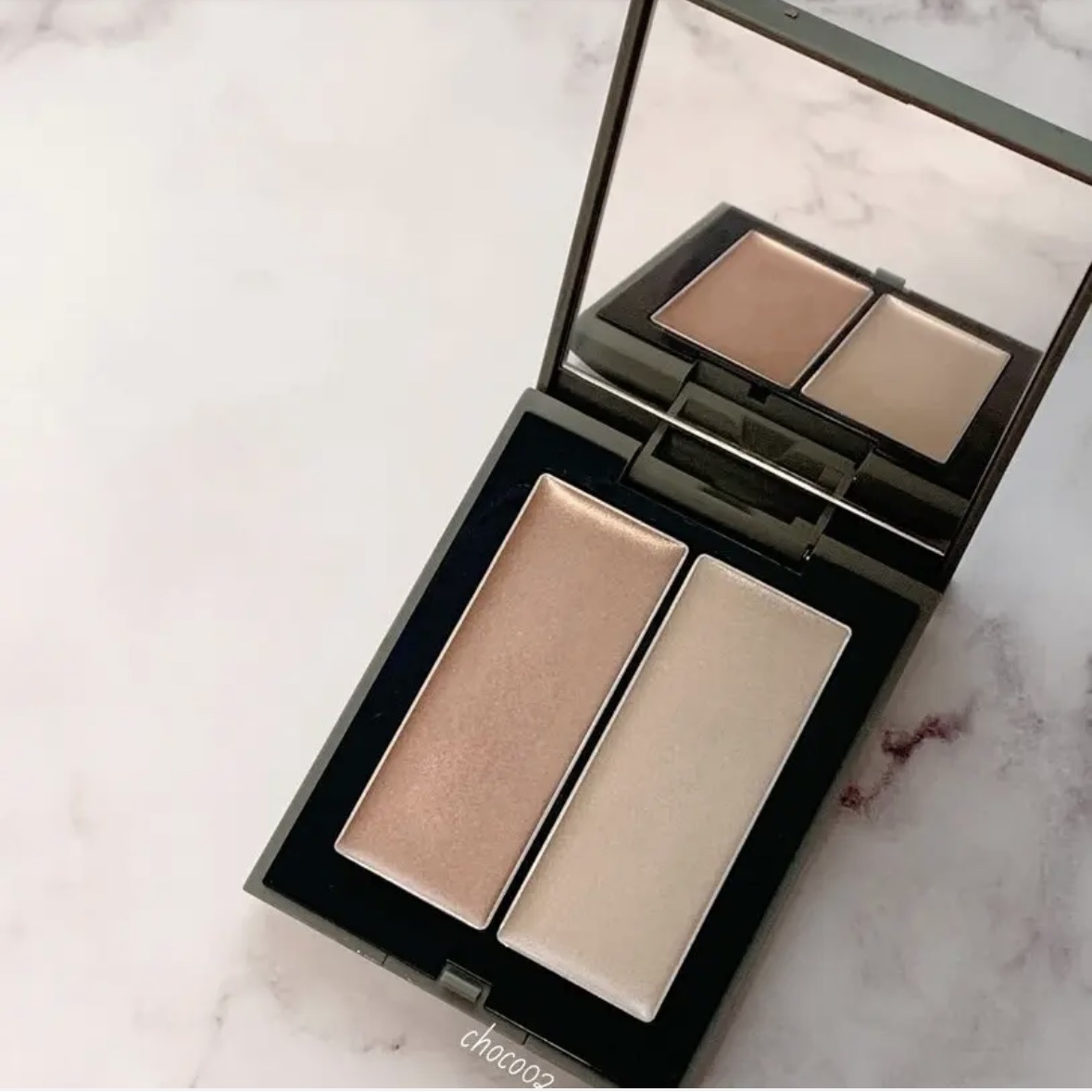 THREE シマリング グロー デュオ/THREE/クリームハイライトを使ったクチコミ（1枚目）