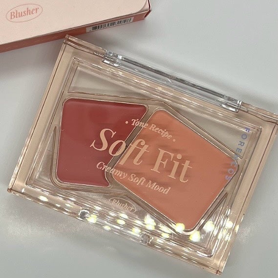 Soft Fitting Cream Blusher/フォレンコス/ジェル・クリームチークを使ったクチコミ(6枚目)