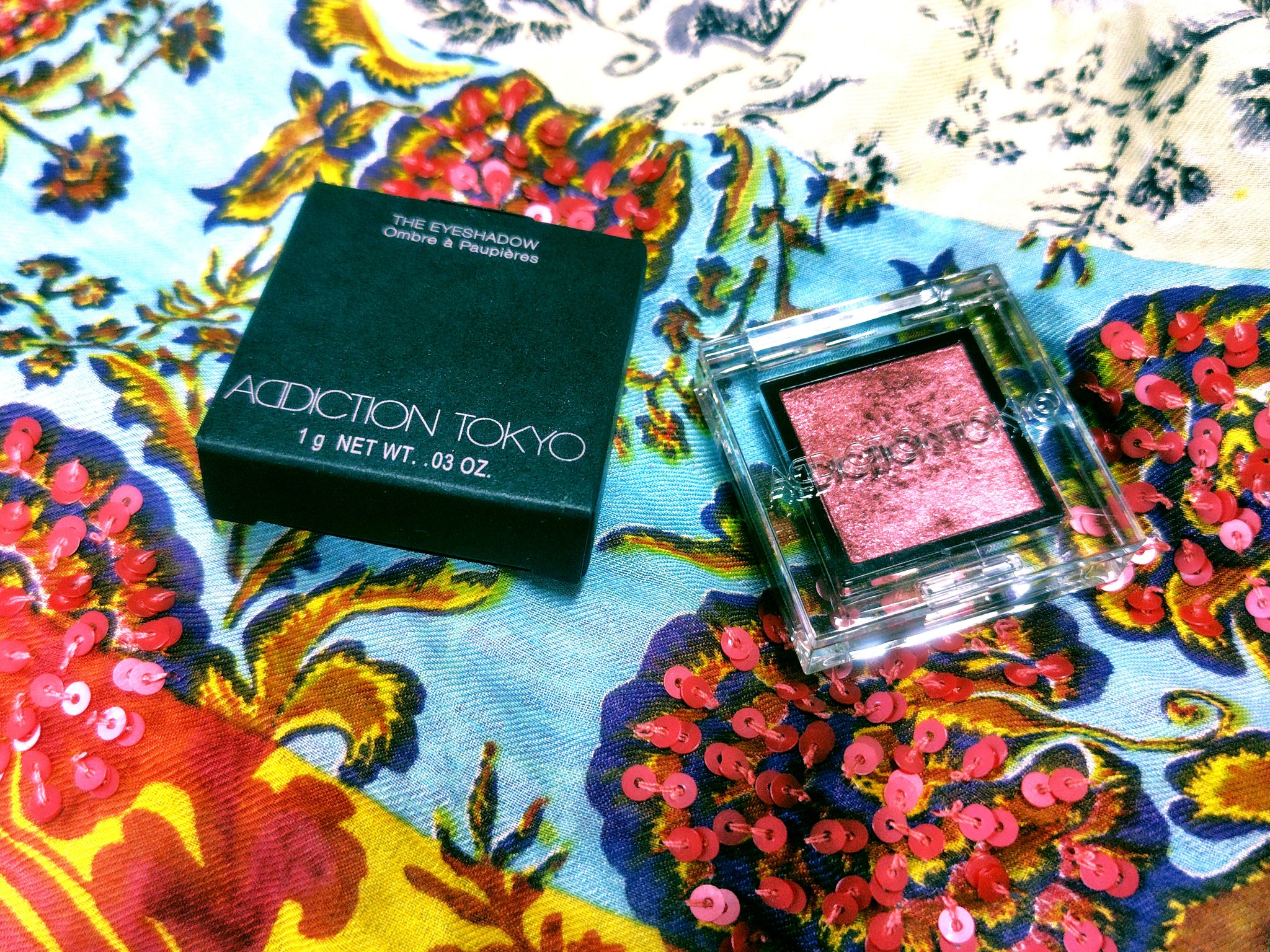 アディクション ザ アイシャドウ スパークル 020SP Shangri-La/ADDICTION/単色アイシャドウを使ったクチコミ（1枚目）