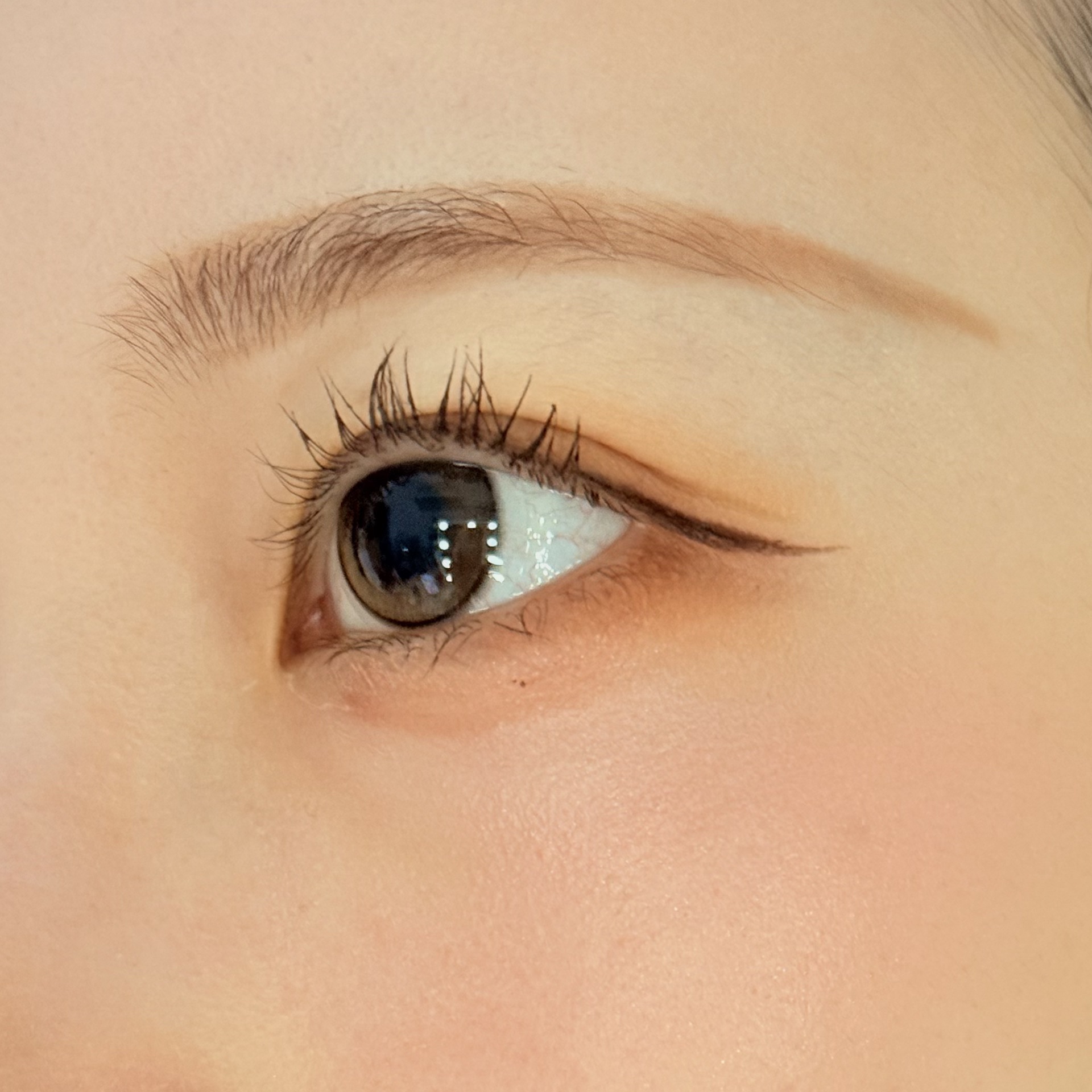 描くふたえアイライナー/CEZANNE/リキッドアイライナーを使ったクチコミ（2枚目）