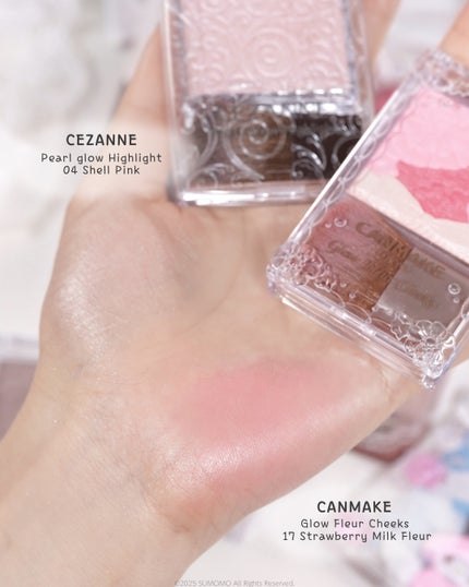 グロウフルールチークス/キャンメイク/パウダーチークを使ったクチコミ(9枚目)