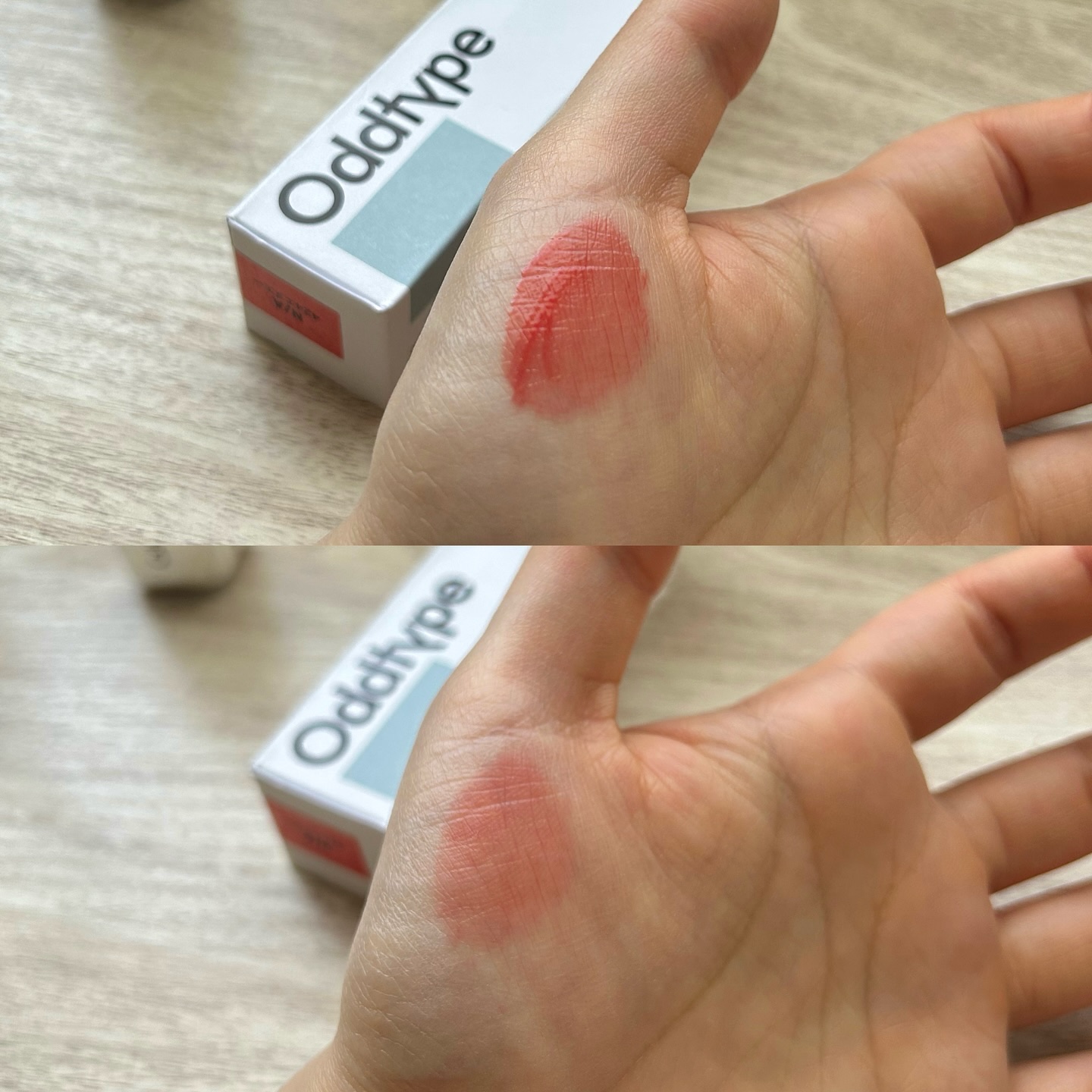 アンシーン ミラーティント 424 エヌ/エー/Oddtype/リップティントを使ったクチコミ（2枚目）