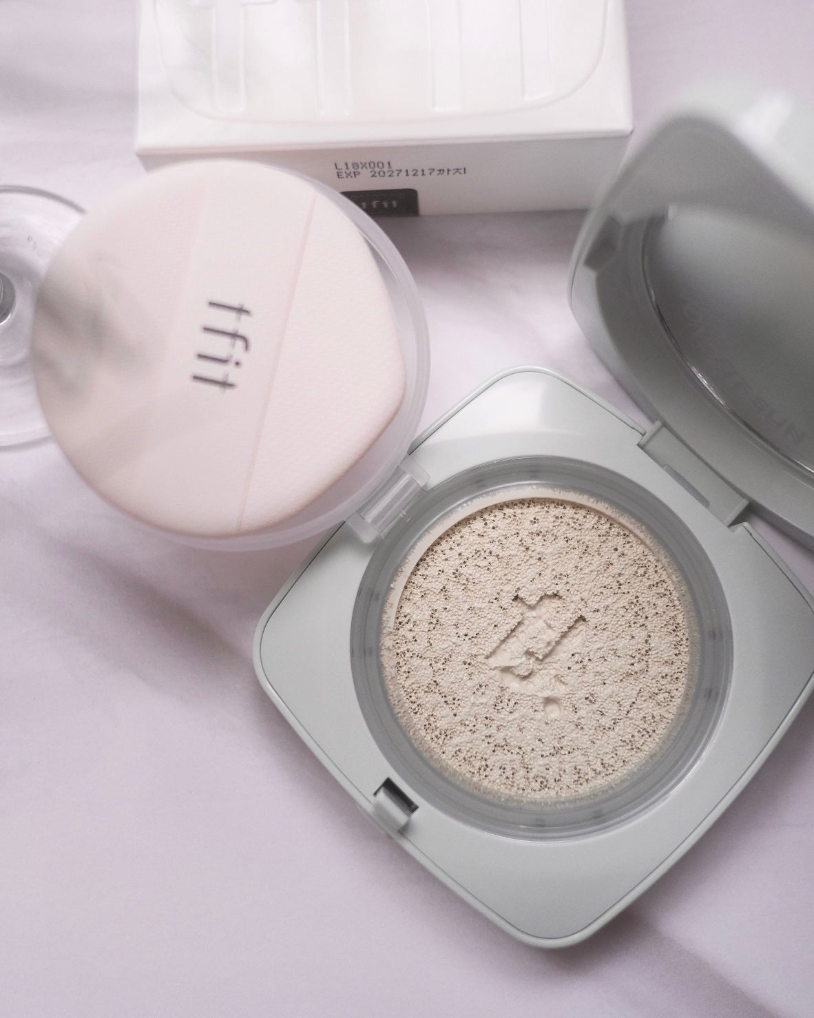 ベースフィットトーンアップサンクッション/TFIT/クッションファンデーションを使ったクチコミ(3枚目)