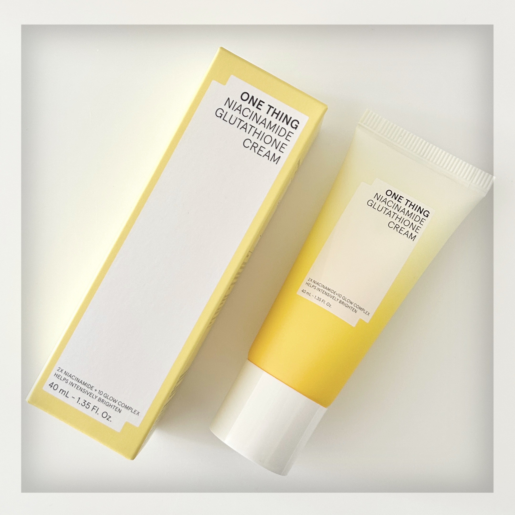 ナイアシンアミド グルタチオン クリーム/ONE THING/フェイスクリームを使ったクチコミ（1枚目）