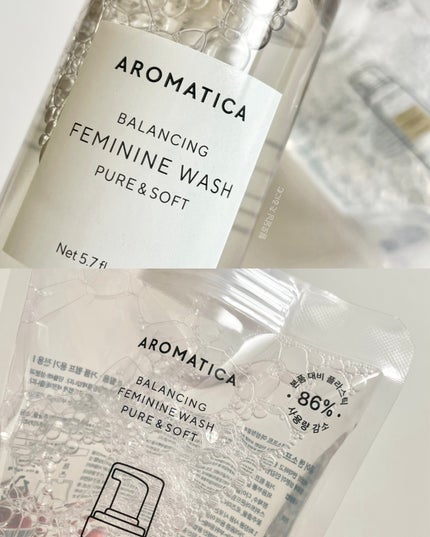 ピュア&ソフトフェミニンウォッシュ /AROMATICA/デリケートゾーンケアを使ったクチコミ(3枚目)
