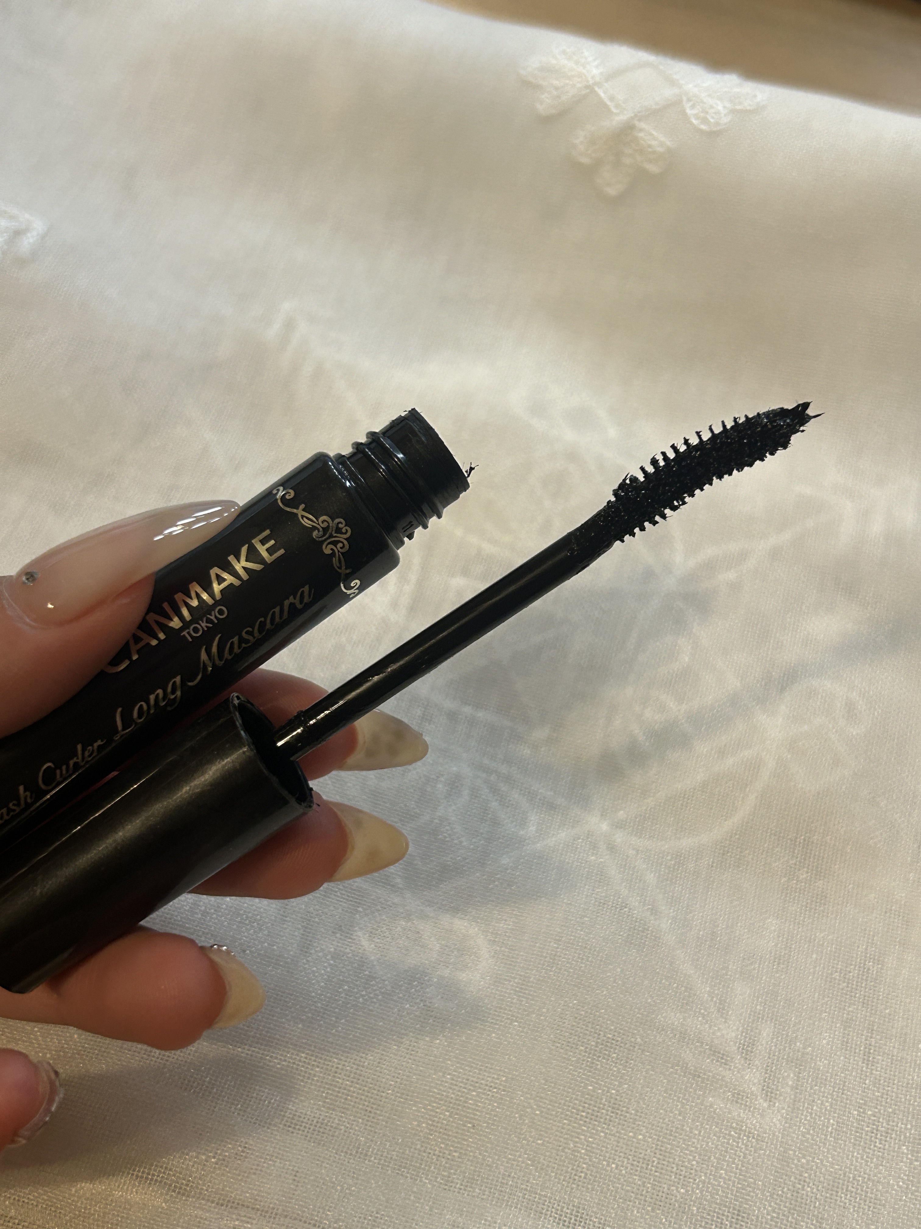 クイックラッシュカーラー　ロングマスカラ 01 ブラック/キャンメイク/マスカラを使ったクチコミ（2枚目）