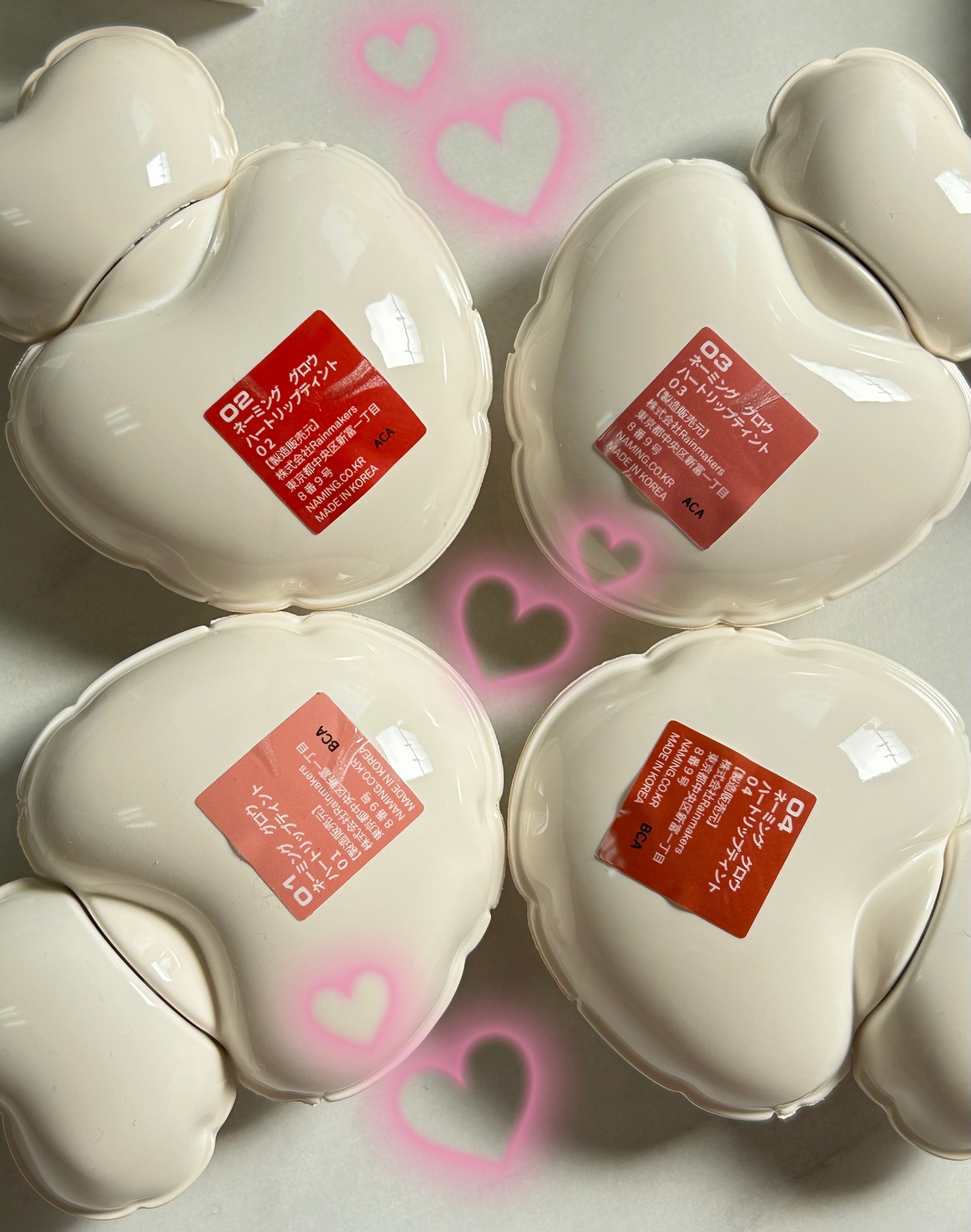 ネーミング グロウ ハートリップティント 01/NAMING./リップティントを使ったクチコミ（2枚目）