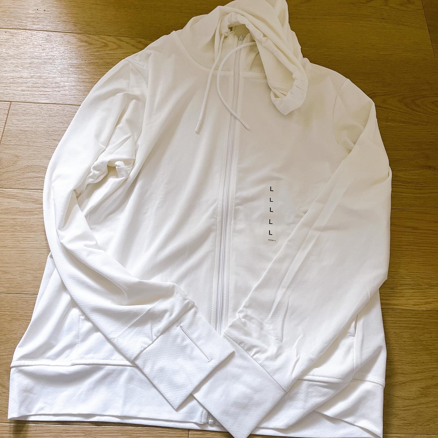 エアリズムUVカットメッシュパーカ（長袖）/ユニクロ/その他を使ったクチコミ（3枚目）