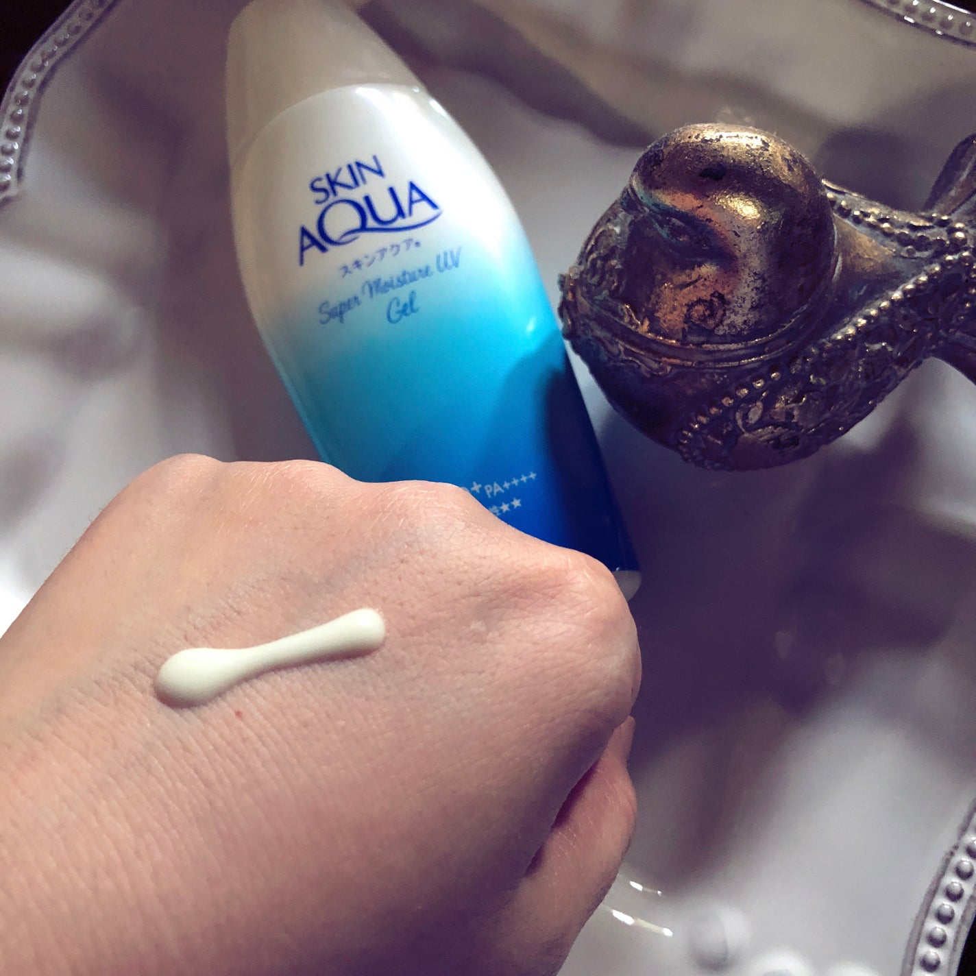 スキンアクア スーパーモイスチャージェル/スキンアクア/日焼け止めジェルを使ったクチコミ(2枚目)