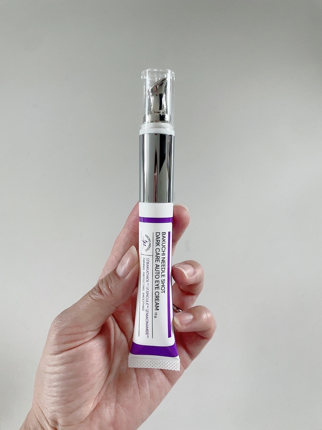 BAKUCHI NEEDLE SHOT DARK CARE AUTO EYE CREAM/LIALUSTER/アイケア・アイクリームを使ったクチコミ（2枚目）