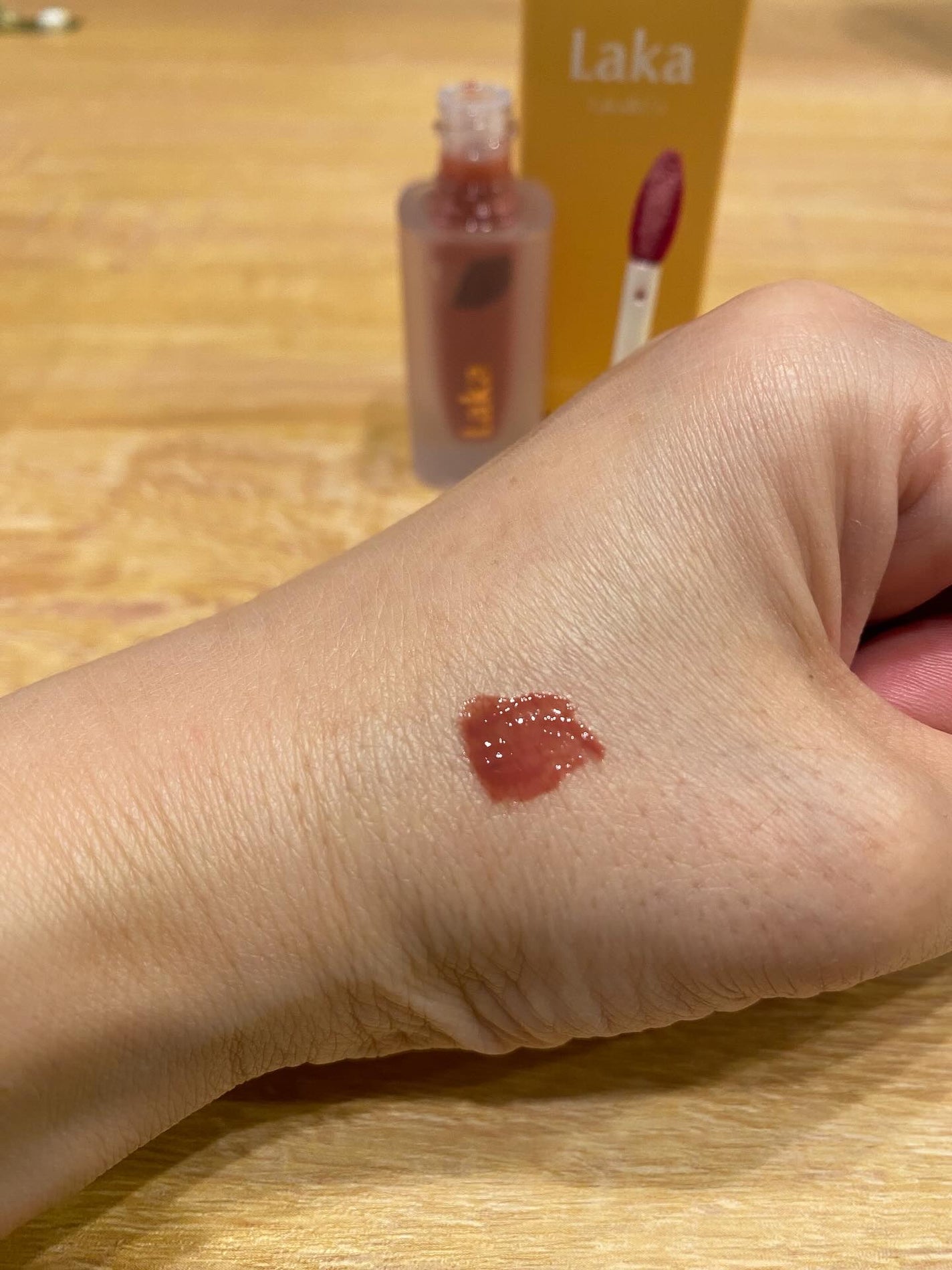 フルーティーグラムティント/Laka/リップティントを使ったクチコミ(2枚目)
