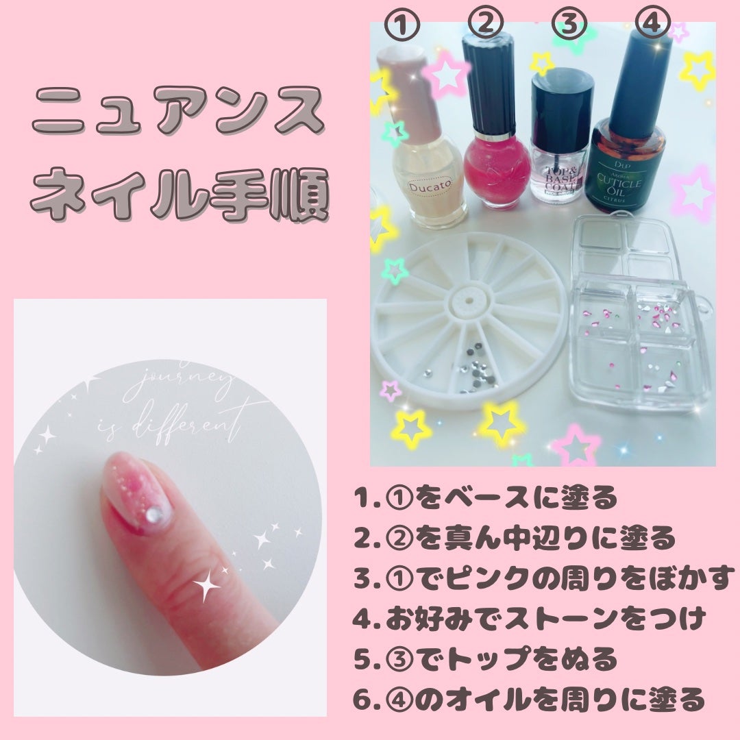 AT トップ&ベースコート/Art Collection/ネイルトップコートを使ったクチコミ(3枚目)