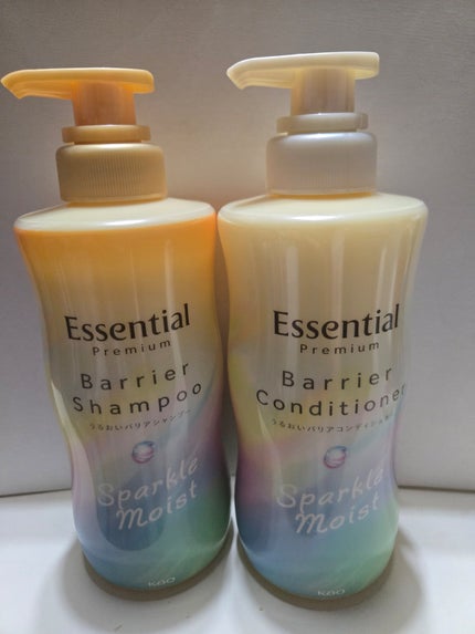 エッセンシャルプレミアム バリアシャンプー・コンディショナー スパークルモイスト/エッセンシャル/市販シャンプーを使ったクチコミ(1枚目)