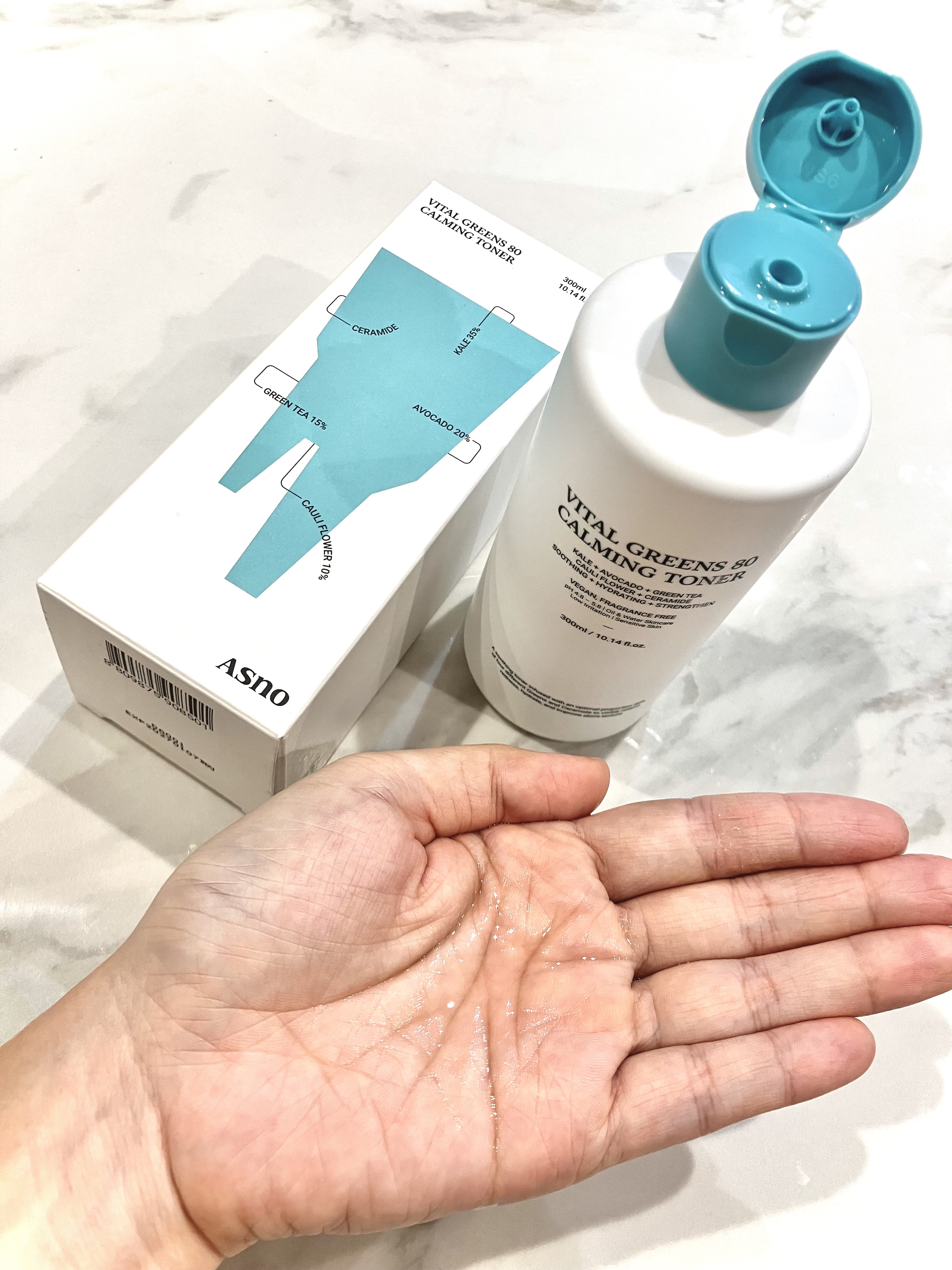 グリーンズカーミングトナー/ASNO/化粧水を使ったクチコミ（2枚目）