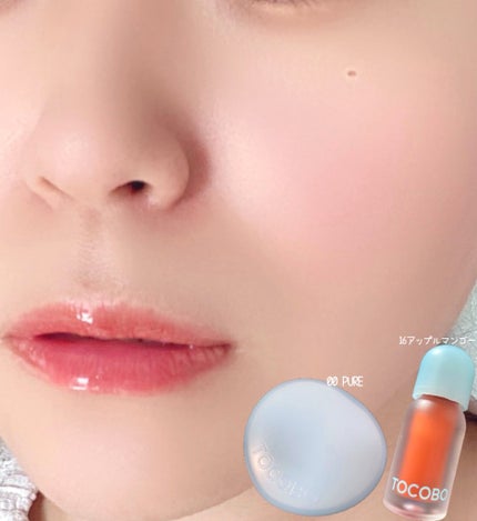 ジューシーベリープランピングリップオイル/TOCOBO/リップグロスを使ったクチコミ(4枚目)