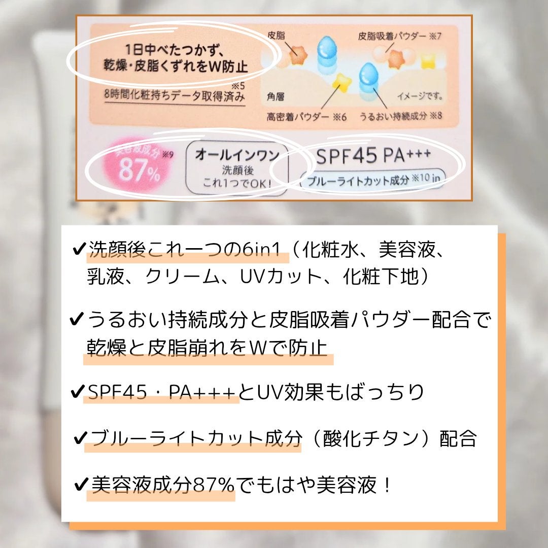 なめらか本舗 スキンケアUV下地 NC/なめらか本舗/化粧下地を使ったクチコミ(3枚目)