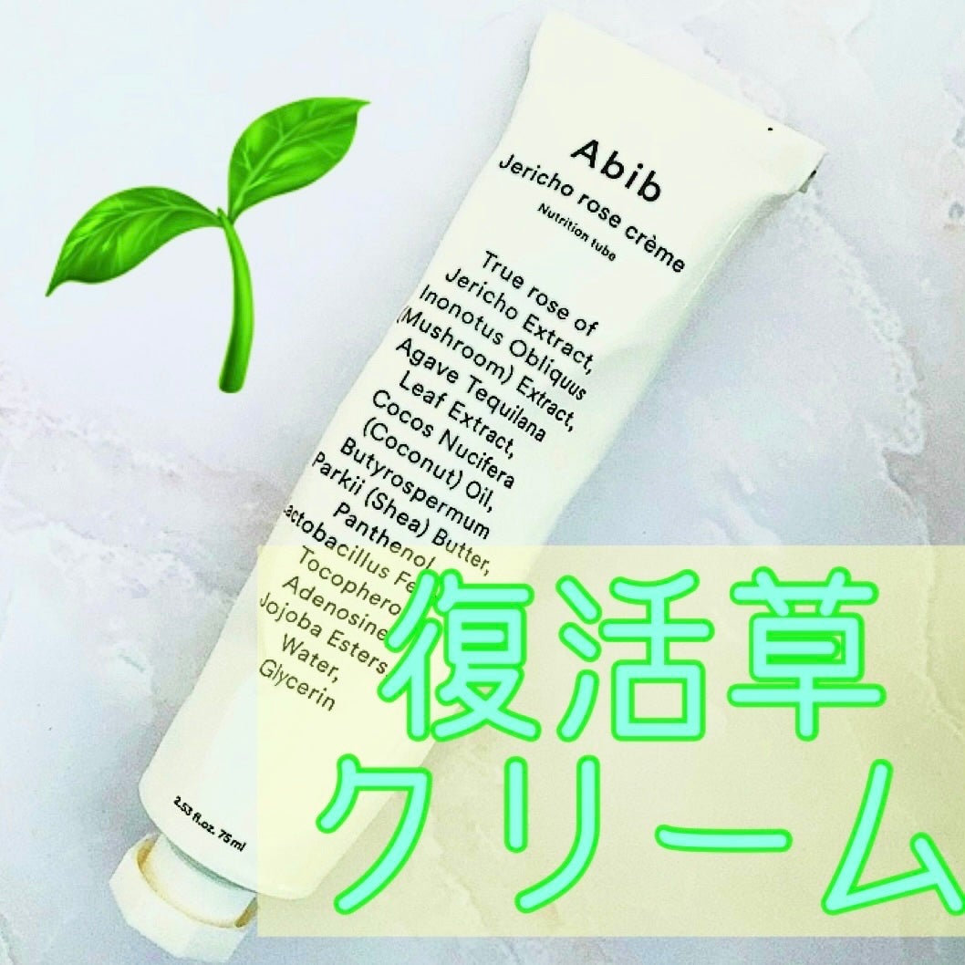 復活草クリーム ニュートリションチューブ/Abib /フェイスクリームを使ったクチコミ(1枚目)
