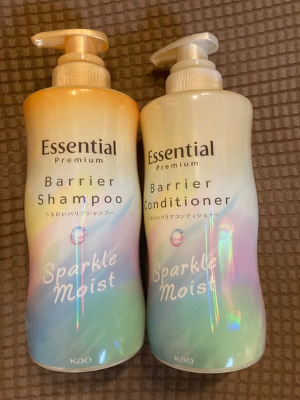 エッセンシャルプレミアム バリアシャンプー・コンディショナー スパークルモイスト/エッセンシャル/市販シャンプーを使ったクチコミ(1枚目)
