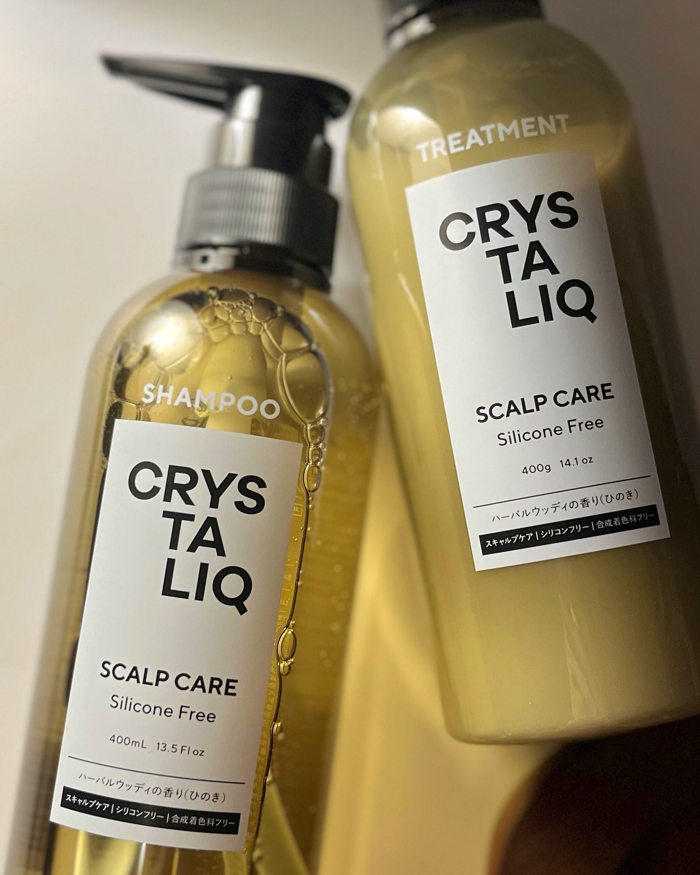 CRYSTALIQ スキャルプケア シャンプー/トリートメント/Crystaliq /市販シャンプーを使ったクチコミ(1枚目)