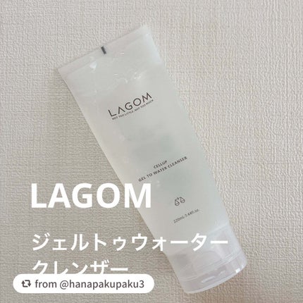 ラゴム ジェルトゥウォーター クレンザー(朝用洗顔)/LAGOM /その他洗顔料を使ったクチコミ(1枚目)