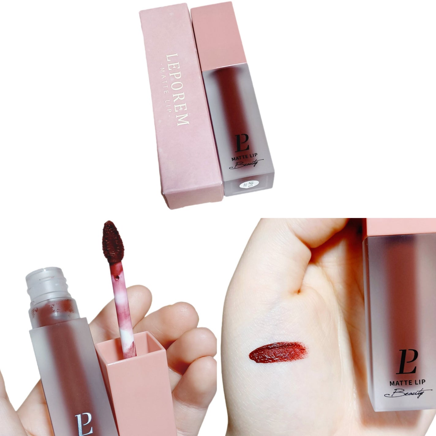 マットリップ/LEPOREM/口紅を使ったクチコミ(3枚目)