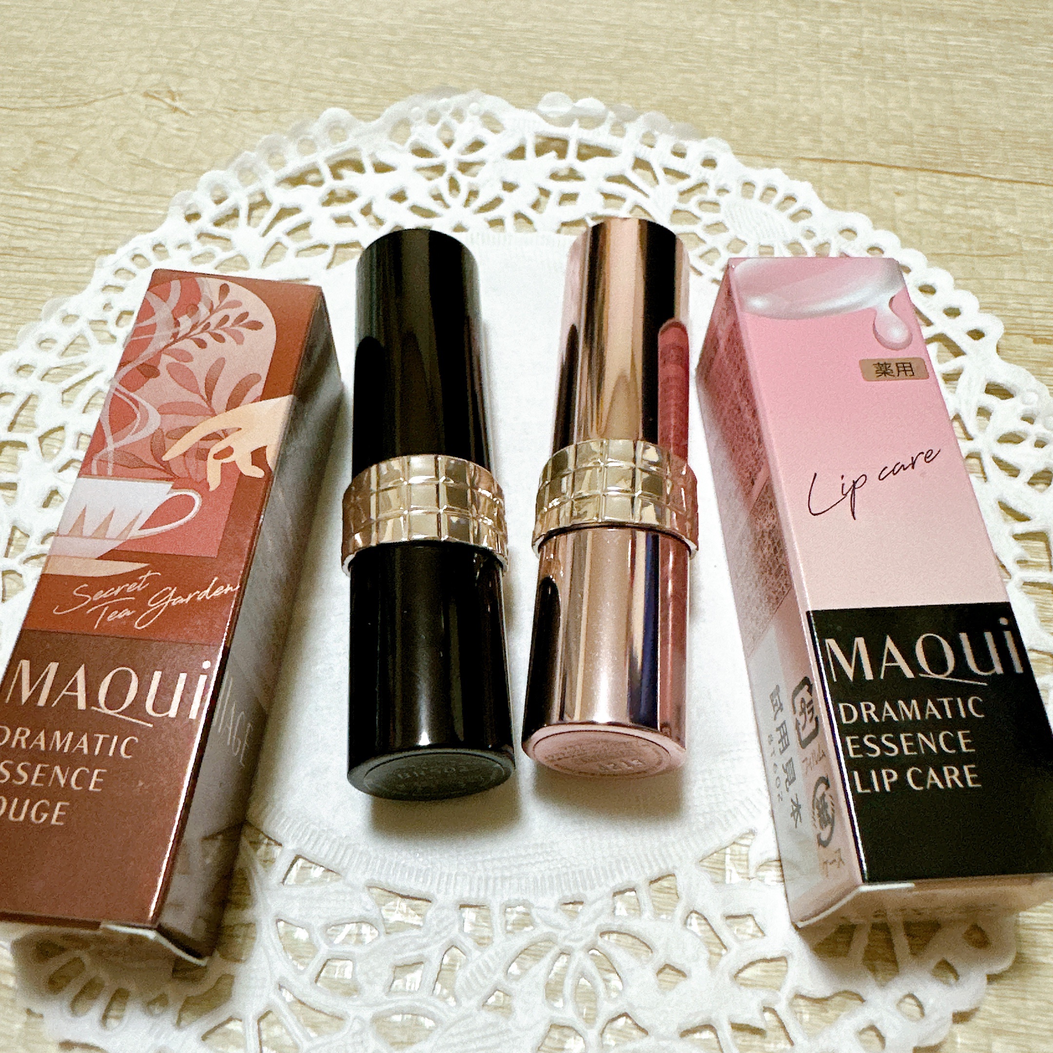 ドラマティックエッセンスリップケア （医薬部外品）リップクリーム/マキアージュ/リップクリームを使ったクチコミ（2枚目）