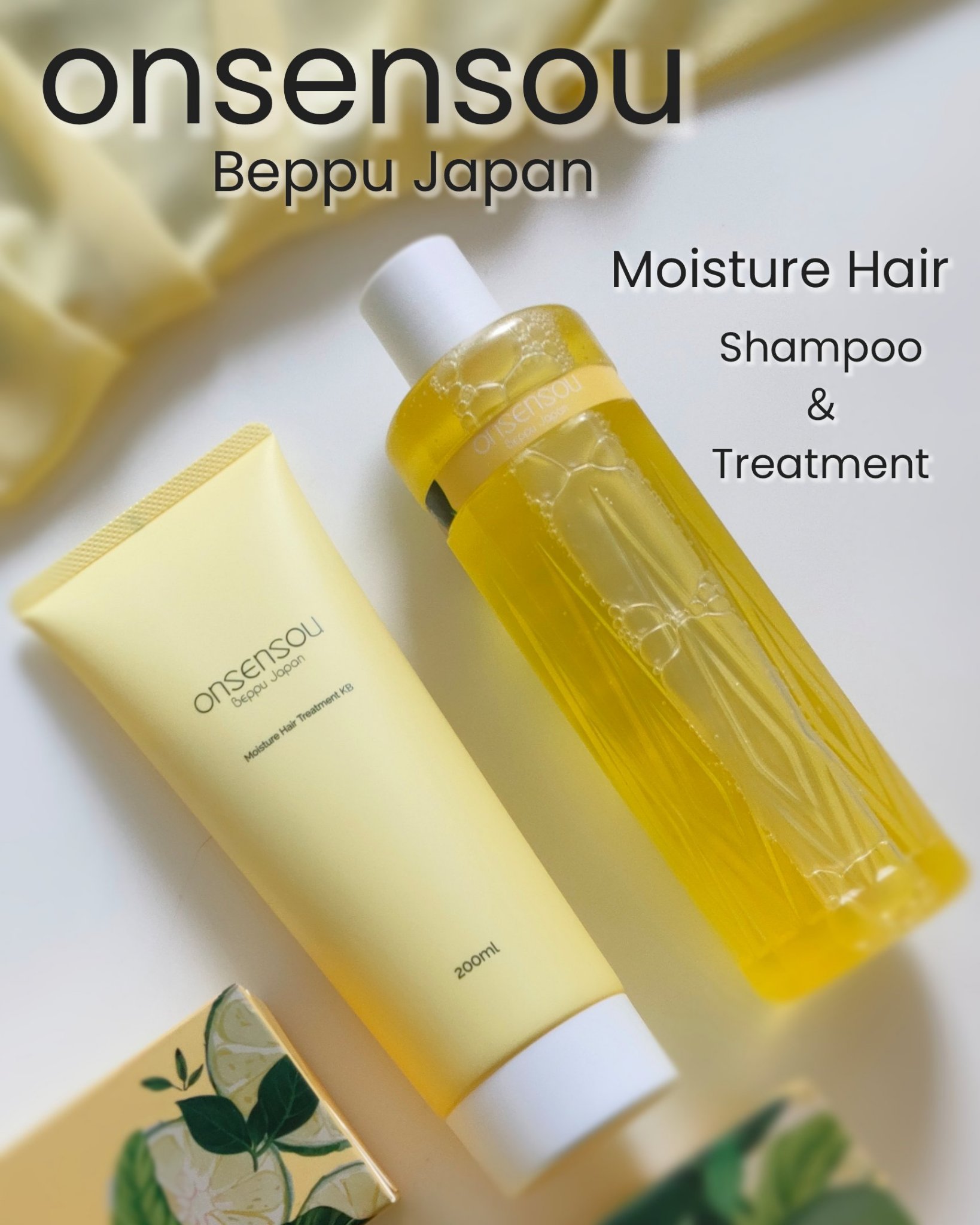 モイスチャーシャンプー／モイスチャートリートメント KABOSU/ONSENSOU/市販シャンプーを使ったクチコミ（1枚目）