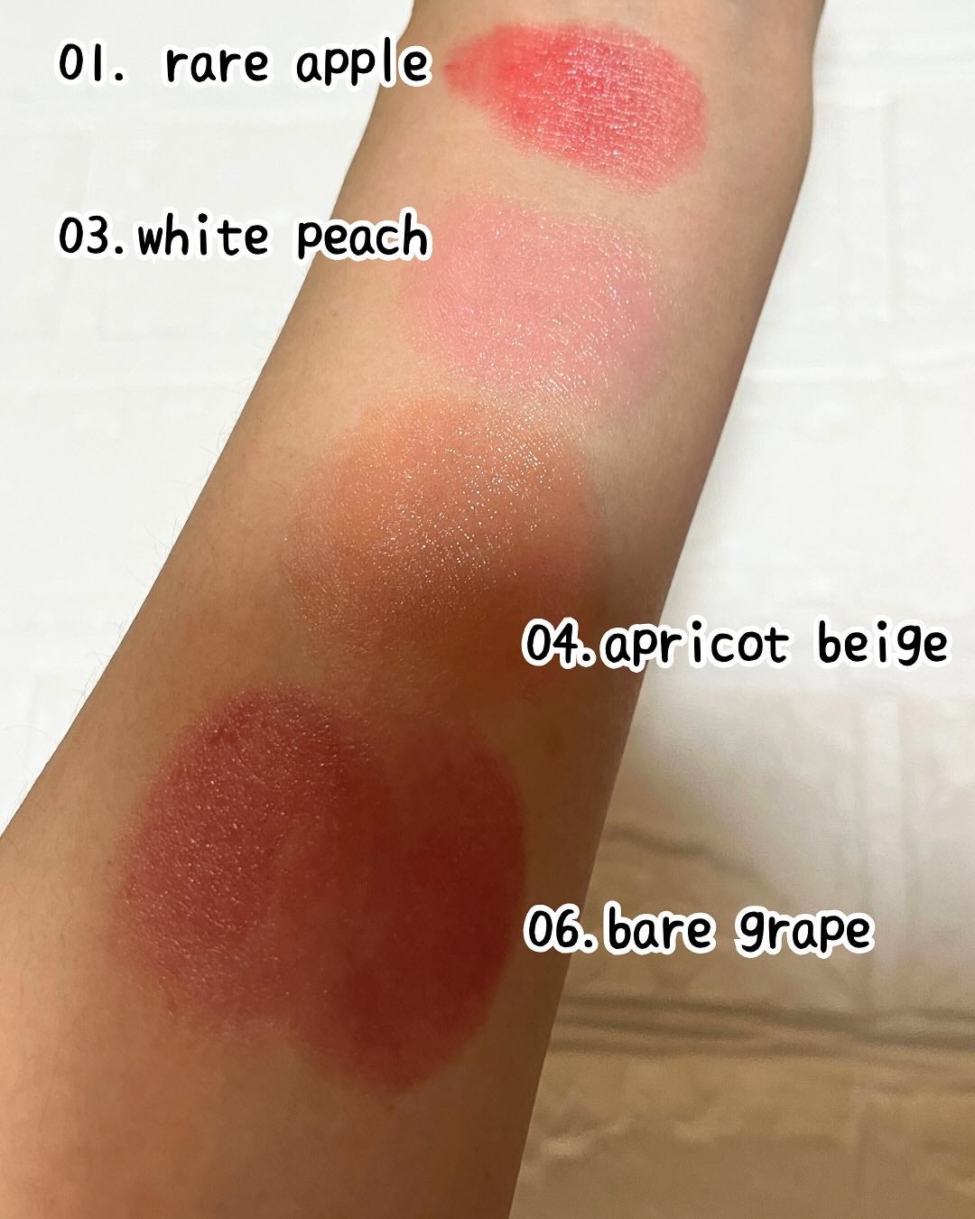 ジューシーロールチーク/rom&nd/ジェル・クリームチークを使ったクチコミ(3枚目)