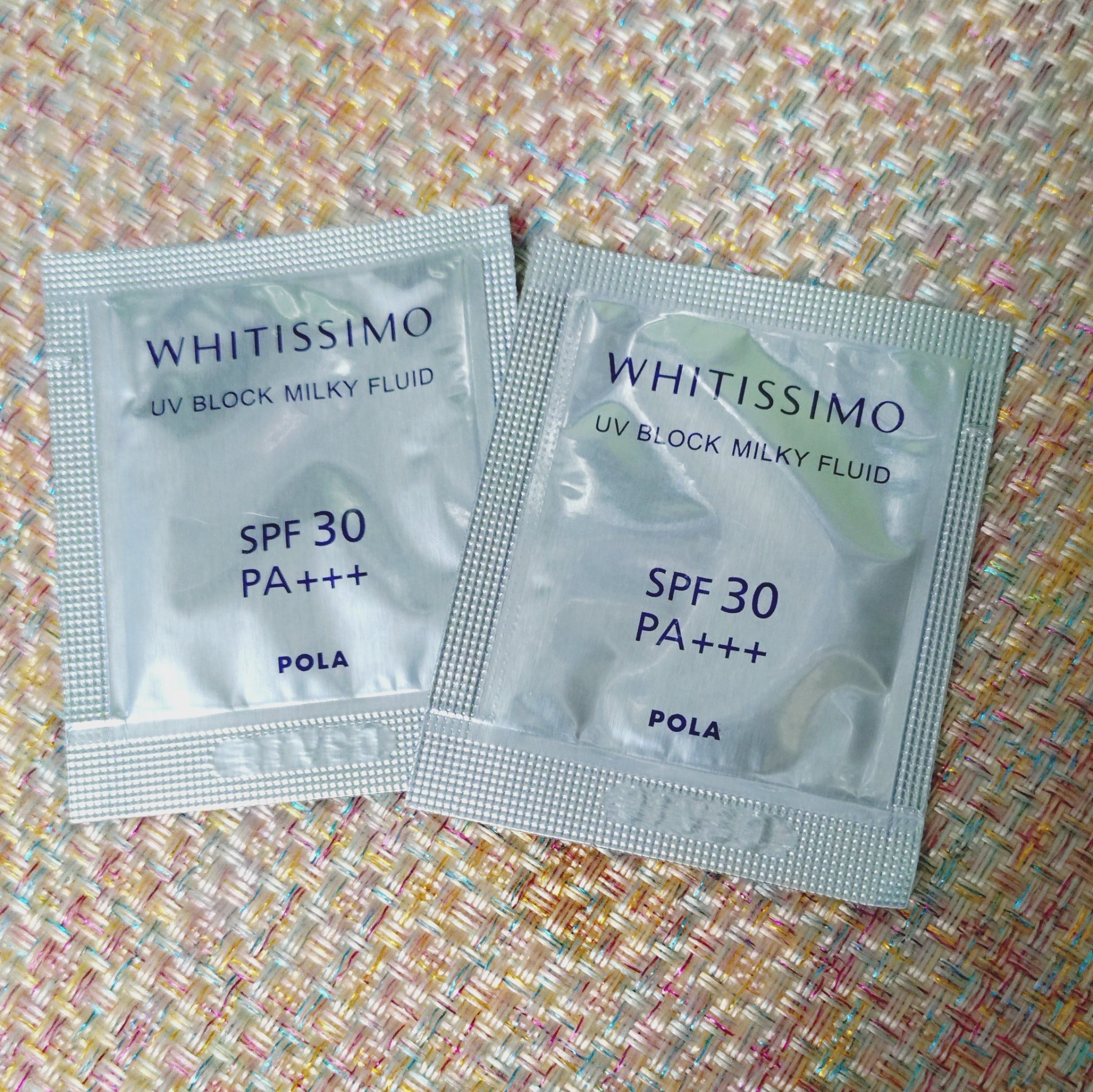 UVブロック ミルキーフルイド/ホワイティシモ/日焼け止めクリームを使ったクチコミ（1枚目）