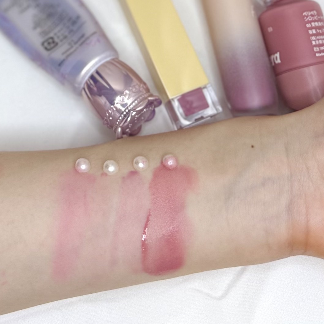 ジルスチュアート UVプロテクト ブラッシュ 01 mystical flamingo/JILL STUART/ジェル・クリームチークを使ったクチコミ（2枚目）