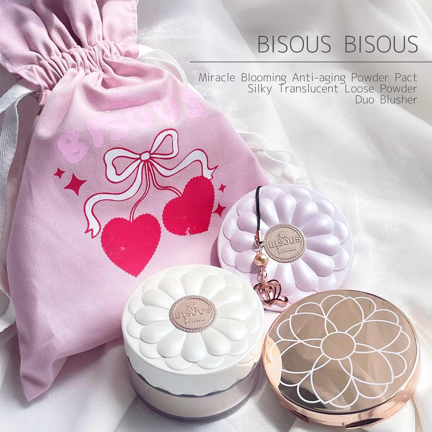 Silky Translucent Loose Powder/BISOUS/ルースパウダーを使ったクチコミ（1枚目）