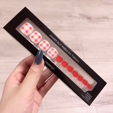 フットネイルチップ/FINGER SUIT/ネイルチップ・パーツを使ったクチコミ(3枚目)