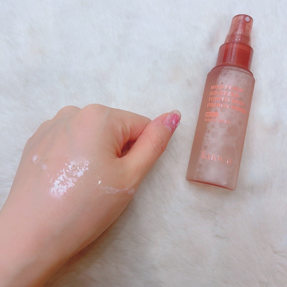 フレグランスミスト - WILD PEACH/KUOCA/ミスト状化粧水を使ったクチコミ(2枚目)