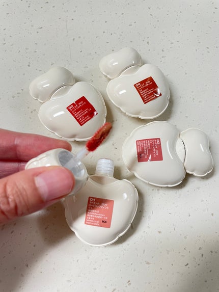 ネーミング グロウ ハートリップティント/NAMING./リップティントを使ったクチコミ(2枚目)