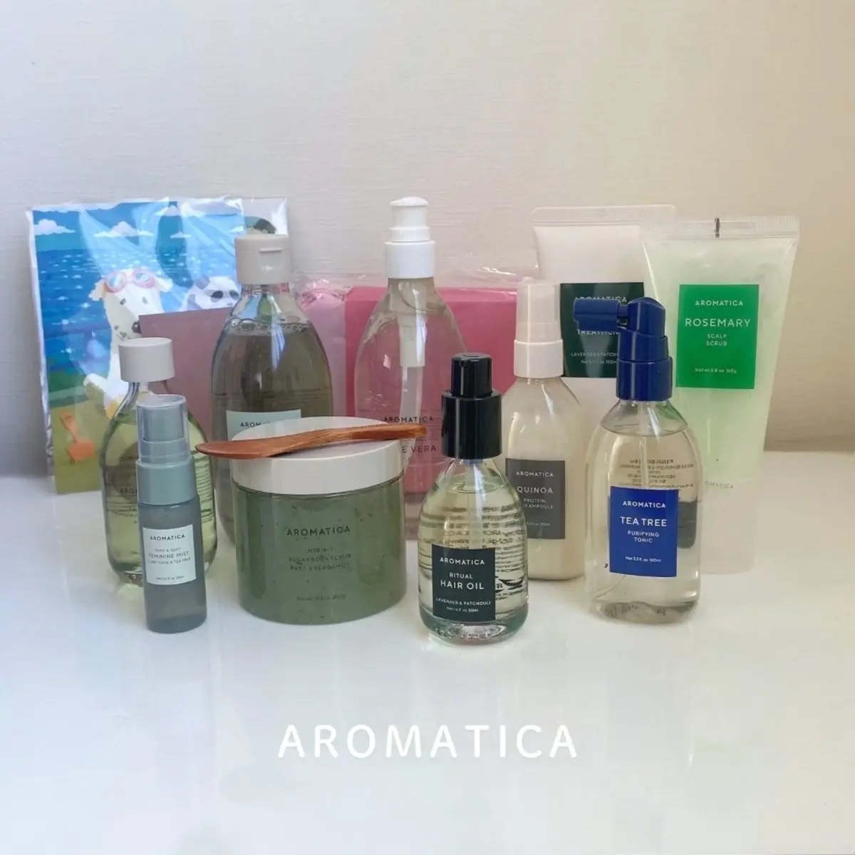 キヌアプロティンアンプル/AROMATICA/アウトバストリートメントを使ったクチコミ（1枚目）