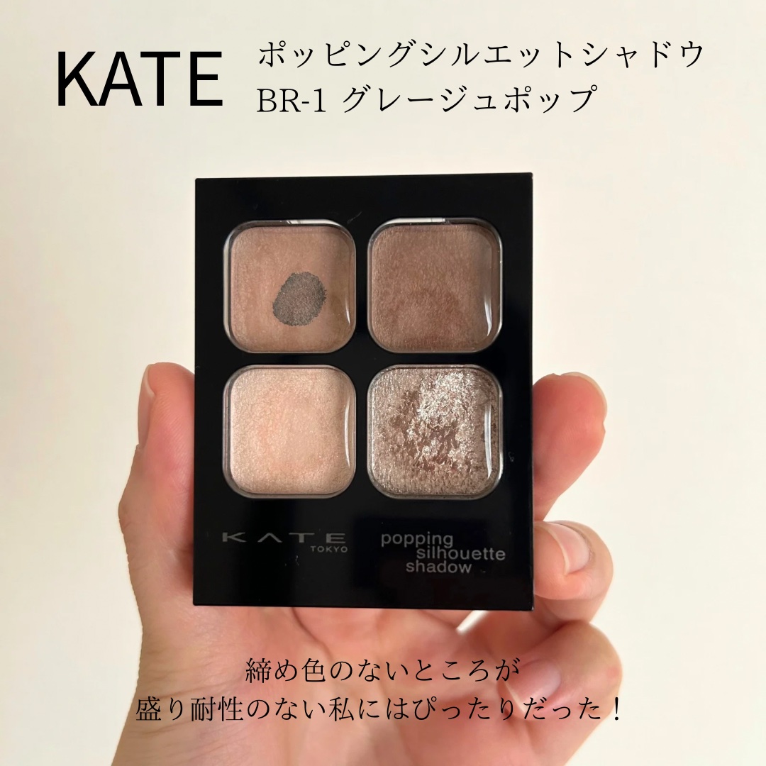 ケイト ポッピングシルエットシャドウ/KATE/アイシャドウパレットを使ったクチコミ（2枚目）
