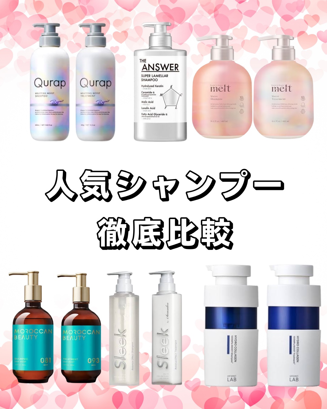 バランスエフェクトシャンプー／トリートメント/スリーク by サラサロン/市販シャンプーを使ったクチコミ（1枚目）